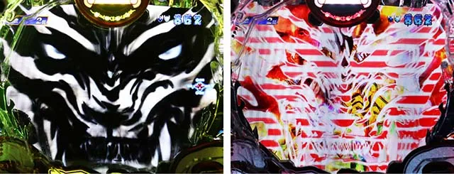 ぱちんこ牙狼月虹ノ旅人・リーチ前予告