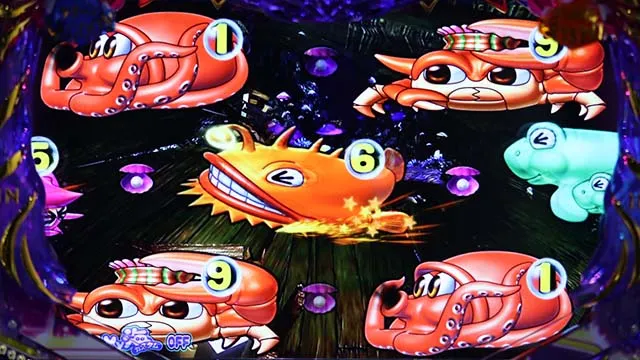 大海物語4スペシャルブラック（大海4ブラック）全ステージ共通予告・図柄ブレーキアクション予告