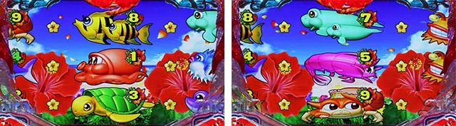 スーパー海物語IN沖縄5(沖海5)・ハイビスカスモード