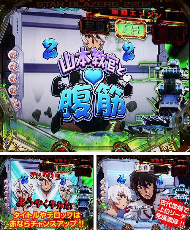 ぱちんこ宇宙戦艦ヤマト2202愛の戦士たち・キャラリーチ