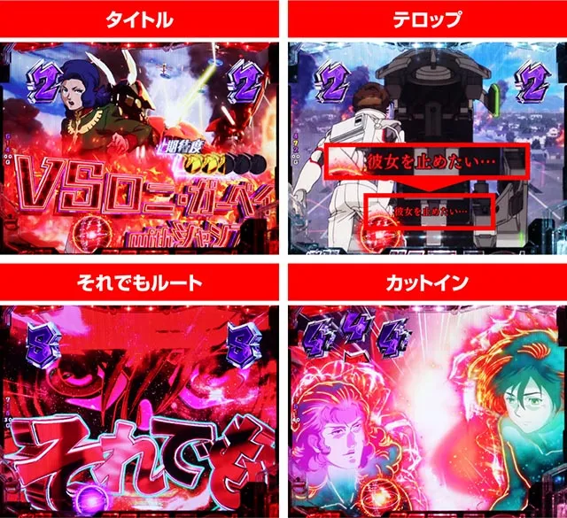 ぱちんこ機動戦士ガンダムユニコーン（甘デジ）MSバトルリーチ・信頼度