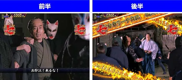 真暴れん坊将軍双撃ぱちんこ・物語殺陣系リーチ