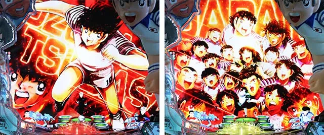 ぱちんこキャプテン翼2020(キャプテン翼3)・リーチ前予告