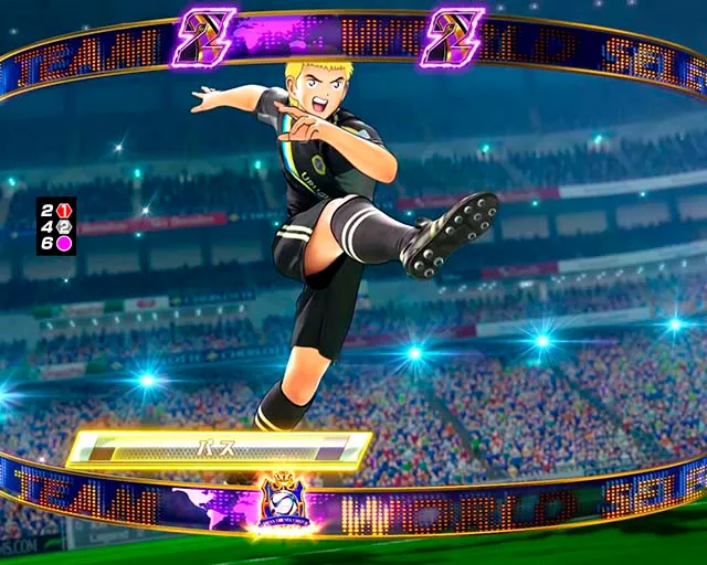 ぱちんこキャプテン翼2020（キャプテン翼3）・VICTORY ROAD中・ライバル突破アクション＆シュートリーチ
