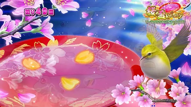 スーパー海物語IN沖縄5(沖海5)・桜盃ゾーン