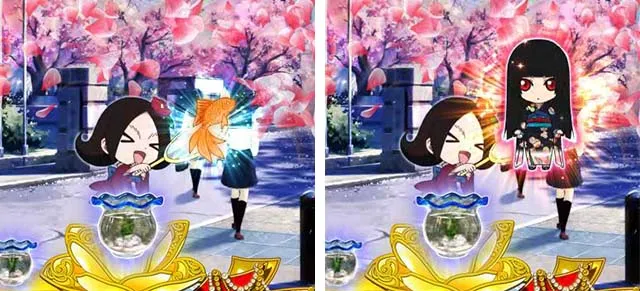 地獄少女華（ぱちんこ地獄少女5）・保留変化予告
