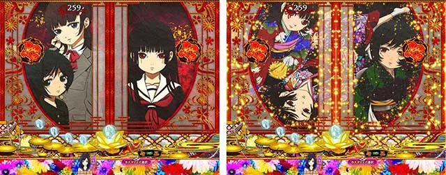 地獄少女華（ぱちんこ地獄少女5）・リーチ後予告