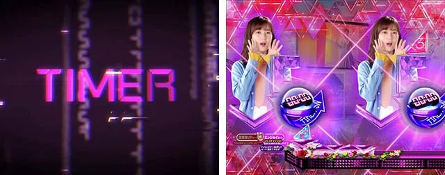 ぱちんこ乃木坂46・リーチ前予告