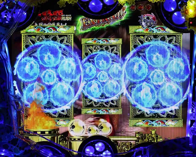 花の慶次漆黒一騎駆RUSH中予告信頼度・家紋図柄連続演出