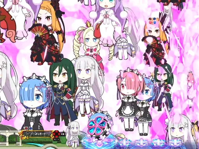 ぱちんこ・リゼロ・リーチ後予告・群予告