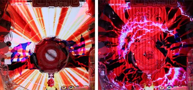 ぱちんこ・とある科学の超電磁砲（レールガン）・リーチ後予告