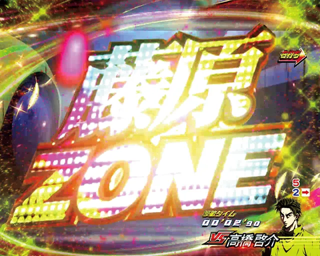 ぱちんこ・頭文字D・最速夢現RUSH中（1〜66回転）・主要リーチ