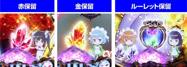 ダンジョンに出会いを求めるのは間違っているだろうか(ぱちんこダンまち)・保留変化予告