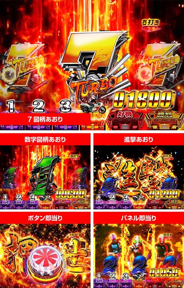仮面ライダー闇のライダー・（超）連撃バトルRUSH中・主要リーチ