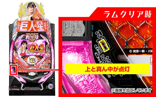 ぱちんこ巨人の星一球入魂3000・ラムクリア