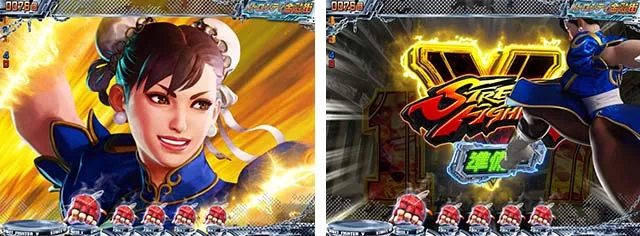 ぱちんこストリートファイターV(スト5)・キャラアクション系予告