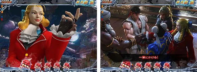 ぱちんこストリートファイターV（スト5）・キャラアクション系予告