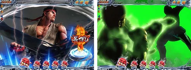 ぱちんこストリートファイターV(スト5)・キャラアクション系予告