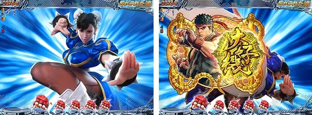 ぱちんこストリートファイターV(スト5)・キャラアクション系予告