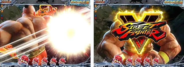 ぱちんこストリートファイターV（スト5）・キャラアクション系予告