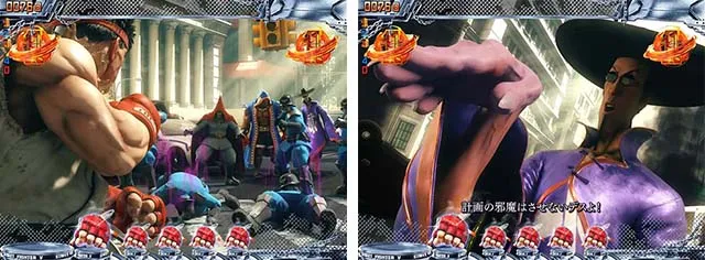 ぱちんこストリートファイターV（スト5）・四天王リーチ