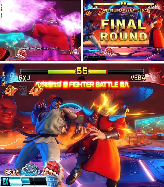 ぱちんこストリートファイターV(スト5)・ベガバトル