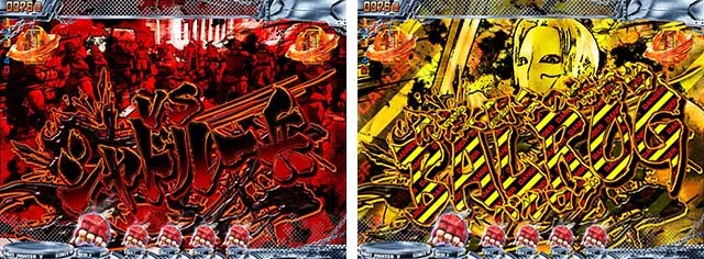 ぱちんこストリートファイターV(スト5)・リーチ後予告