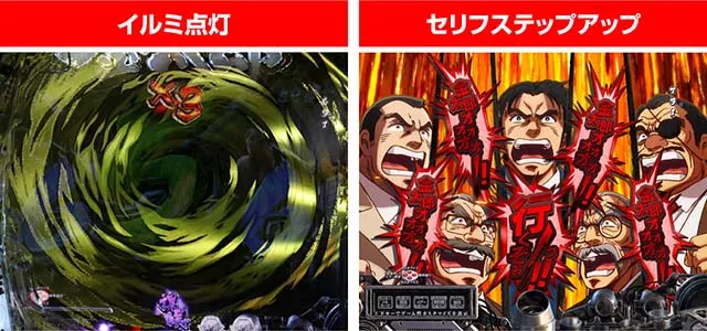 ぱちんこ・サラリーマン金太郎（サラ金）・リーチ後予告