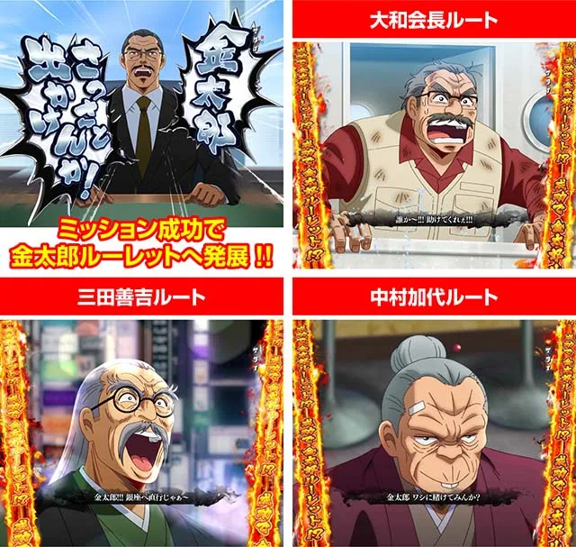 ぱちんこ・サラリーマン金太郎（サラ金）・緊急指令ミッション