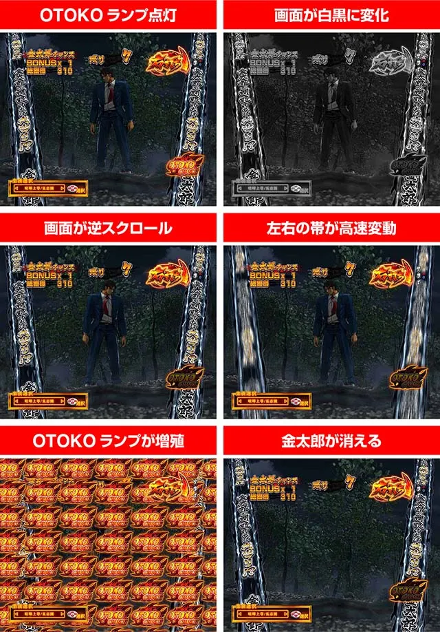 ぱちんこ・サラリーマン金太郎（サラ金）・漢の一発告知