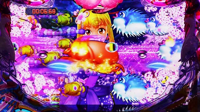 スーパー海物語IN沖縄5(沖海5)・夜桜ゾーン