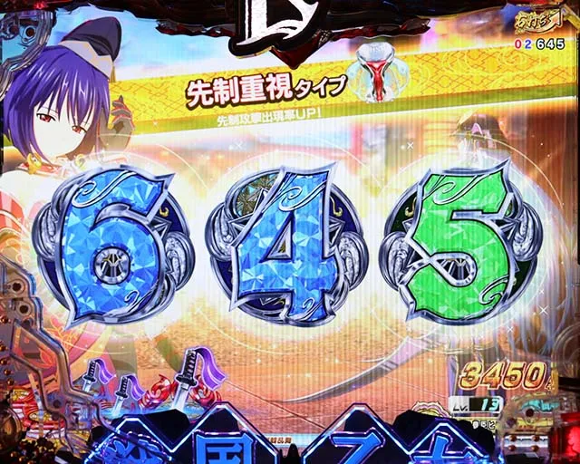 ぱちんこ戦国乙女LEGENDBATTLE(レジェンドバトル)・レジェンドバトル中・主要演出