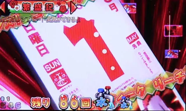 だるまっしゅ2・繁盛記モード中・主要演出
