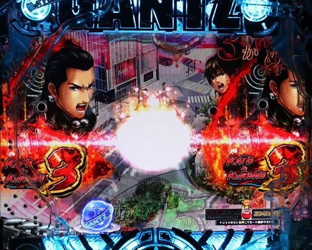 ぱちんこGANTZ:3 LAST BATTLE(ガンツ3)・リーチ後予告