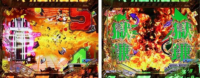 ぱちんこ・フィーバー戦姫絶唱シンフォギア3黄金絶唱・リーチ前予告（その他）
