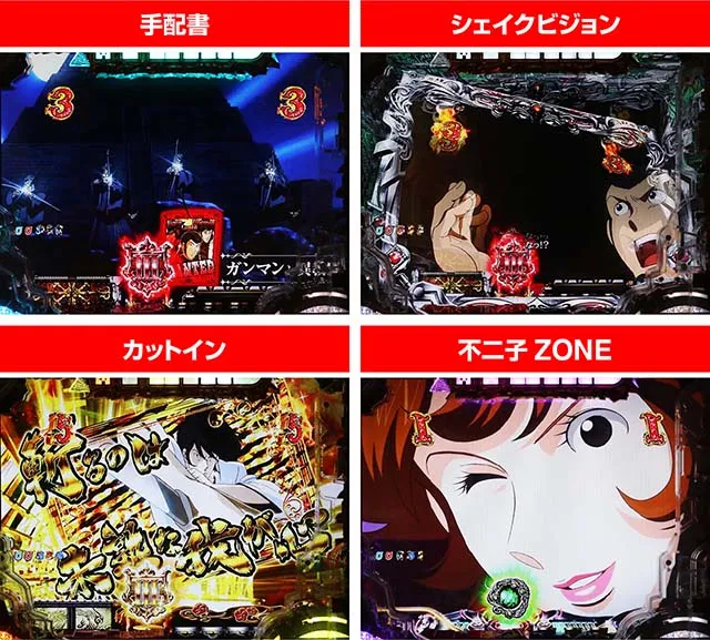 ぱちんこ・ルパン三世消されたルパン2022・キャラ系リーチ