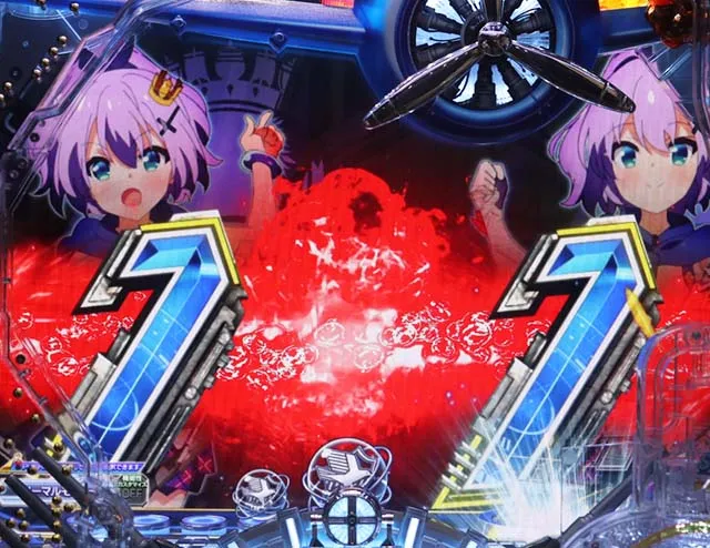 ぱちんこアズールレーンTHEANIMATION(アズレン)・リーチ後予告
