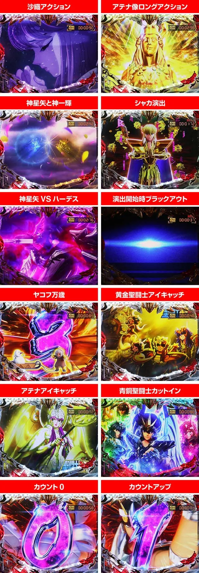 ぱちんこ聖闘士星矢超流星・［超流星RUSH］カウントダウンモード
