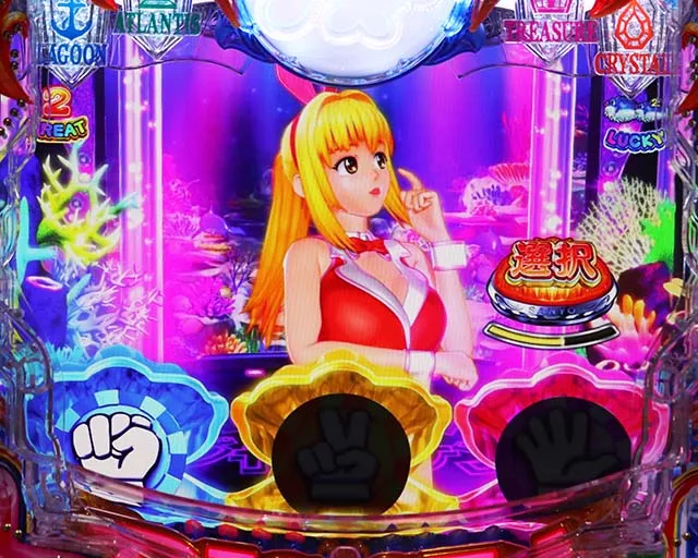 大海物語5・ラウンド中昇格演出(LUCKYジャンケン)