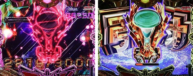 ぱちんこアクエリオン極合体・1500 or 3000FEVER（右打ち中）