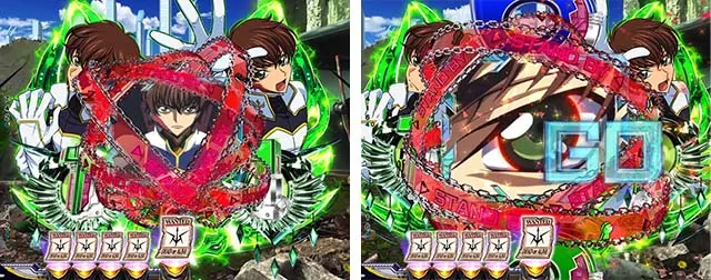 ぱちんこ・コードギアス反逆のルルーシュ（復活のルルーシュ）・リーチ後予告