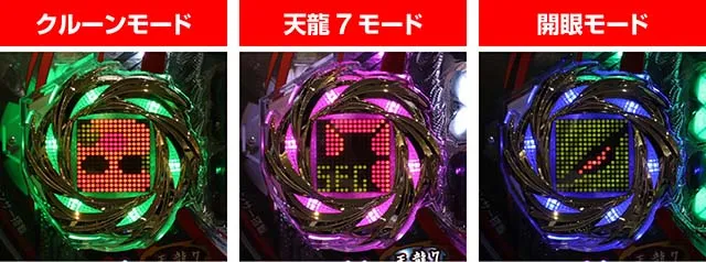 ぱちんこ天龍∞SEVEN・大当りまでの流れ