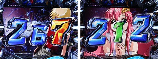 ぱちんこ・機動戦士ガンダムSEED(シード)・リーチ前予告