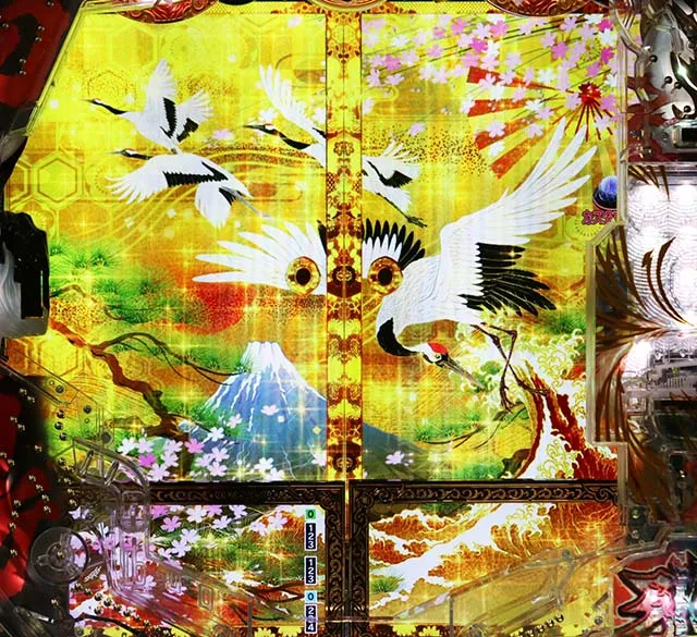 e花の慶次裂(スマパチ慶次)・リーチ前予告(モード共通)