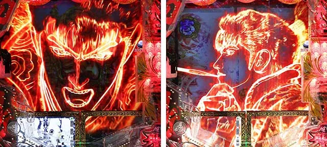 e花の慶次裂（スマパチ慶次）・リーチ前予告（モード共通）
