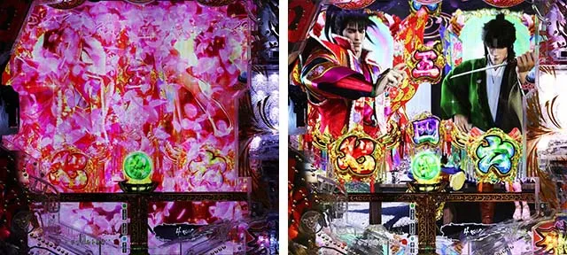 e花の慶次裂（スマパチ慶次）・リーチ前予告（モード共通）