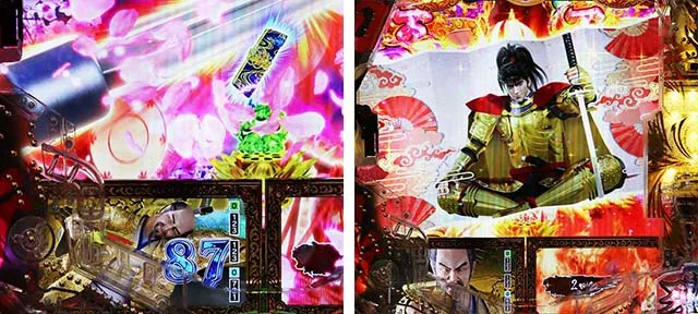 e花の慶次裂（スマパチ慶次）・リーチ前予告（モード共通）