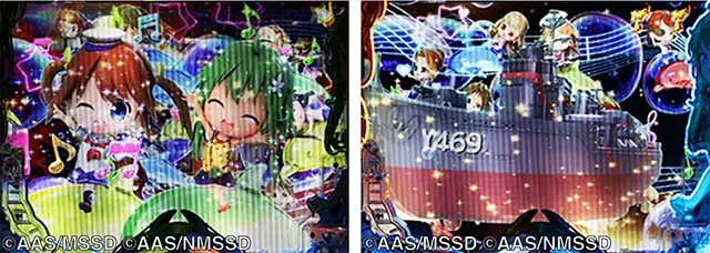 ぱちんこ・ハイスクールフリートオールスター（ハイフリ2）・［新はいふりモード］リーチ前予告