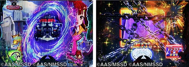 ぱちんこ・ハイスクールフリートオールスター（ハイフリ2）・［新はいふりモード］リーチ前予告