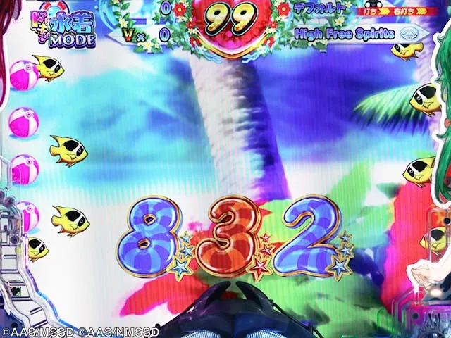 ぱちんこ・ハイスクールフリートオールスター（ハイフリ2）・［ドキッ！水着モード］主要演出